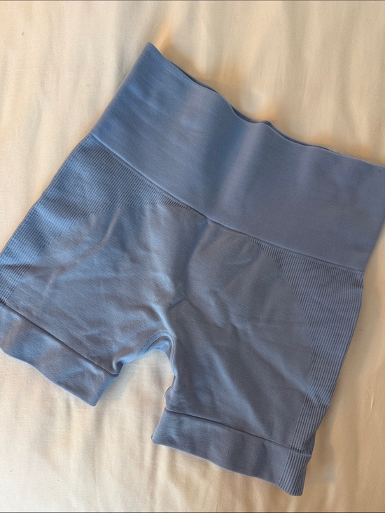 SET Active Pants - SET Active Seamless Bike Shorts - Periwinkle Blue